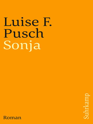 cover image of Sonja. Eine Melancholie für Fortgeschrittene